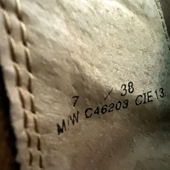 BOC Born Concepts - LEATHER Ankle Boots - Booties with Block Heel - 7M - Picture 7 of 8